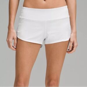 White(ish) speed up lululemon shorts sz4